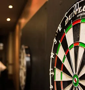 Dart board for indoor team activities